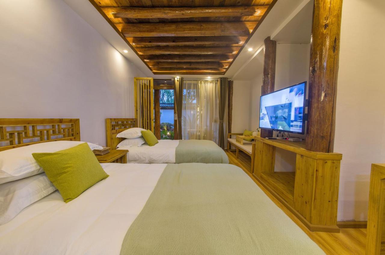 桐墅客栈 Lijiang Village House المظهر الخارجي الصورة