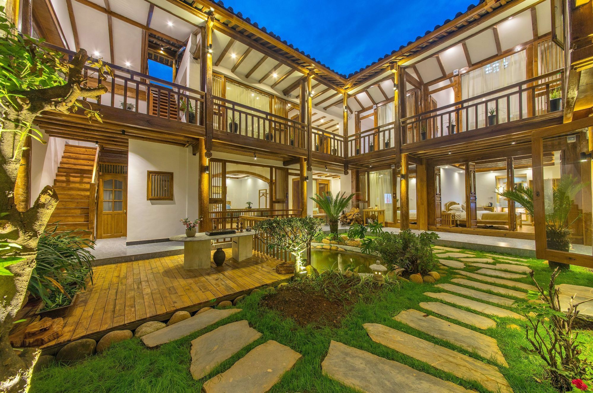 桐墅客栈 Lijiang Village House المظهر الخارجي الصورة
